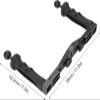 Compatible for Action Cameras & Housings - Aluminum Alloy Diving Tray, Dual Handheld Grip Base Bracket view 2