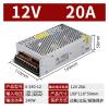 BWAD S-240-24V10A DC Switching Power Supply, 220 RPM 12V20A, Laser Machine Transformer, 145W(S-240-1212V20A) view 2