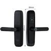 Smart Door Lock WitFingerprint Card Password Key Unlock Emergency Charge(Gris) view 4