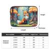WZYWHJ Pixel Forest Fox Prints Shockproof Portable Laptop Sleeve Case 10 inch for Men and Women Business Travel, School, Office Daily Use view 4