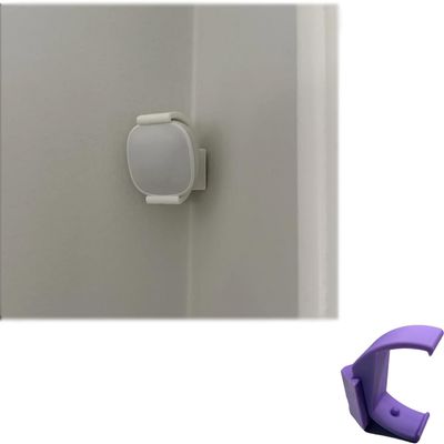 Smart Sensor Wall Mount Bracket for Ecobee Corner Installation Kit for Ecobee Room Sensors | Easy Snap-On Design | Secure Adjustable Placement (Gray)
