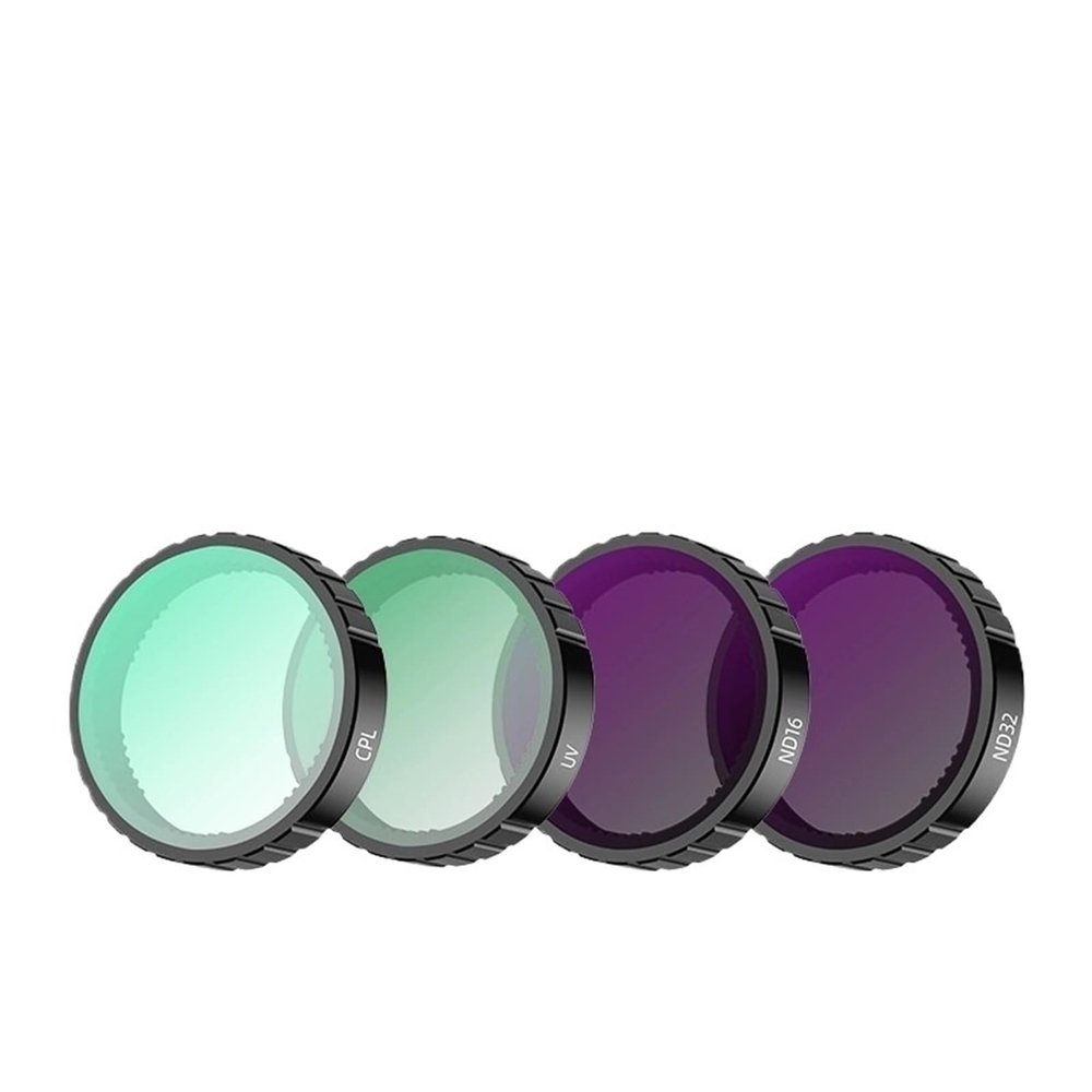 Compatible for DJI Osmo Action 5 Pro ND CPL Filter Set, Aluminum Alloy Lens Kit with Frame for Action 4 Camera(CPL UV ND16 32)