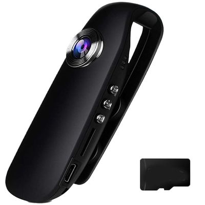 OJHVTG Mini Body Camera, 1080P Detect Clip Body Camera, Portable Pocket Tiny Body Cams with Audio and Video Recording, Simple to Use, Stable Performance (32G,1pcs)
