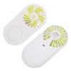 BORDSTRACT Handheld Fan Mini Mirror USB Fan Rechargeable Portable for Summer Travel (Green) view 4