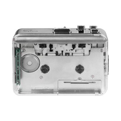 Yunyaobrand Clear USB Cassettes Player and Tape to MP3 Converter USB Music Sound Player Loudspeaker for Disk
