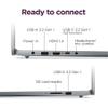 Lenovo IdeaPad Slim 3 15.6" Full HD Touchscreen Laptop AMD Ryzen 7 5825U, 16GB Memory, 2TB SSD, AMD Radeon Graphics, Bluetooth, Wi-Fi6, Webcam, Windows 11, Arctic Grey, w/2TB USB Drive, W/GaLiMu view 4
