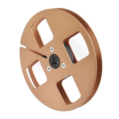 Yunyaobrand 5inch Aluminum Empty Tape Reel for 1/4 Tape Recorders 4 Hole Design for Stable Operating