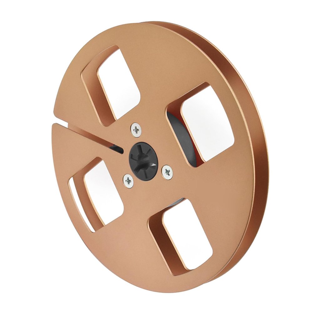 Yunyaobrand 5inch Aluminum Empty Tape Reel for 1/4 Tape Recorders 4 Hole Design for Stable Operating