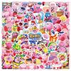 100pcs Kirby Cartoon Stickers for Kids Water Bottle, Cute Switch Game Waterproof Vinyl Stickers for Adult Teen Girl Laptop Skateboard Bike Guitar Laggage Bicycle Travel Case Helmet Notebook Scrapbook view 1
