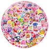 100pcs Kirby Cartoon Stickers for Kids Water Bottle, Cute Switch Game Waterproof Vinyl Stickers for Adult Teen Girl Laptop Skateboard Bike Guitar Laggage Bicycle Travel Case Helmet Notebook Scrapbook view 2