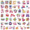 100pcs Kirby Cartoon Stickers for Kids Water Bottle, Cute Switch Game Waterproof Vinyl Stickers for Adult Teen Girl Laptop Skateboard Bike Guitar Laggage Bicycle Travel Case Helmet Notebook Scrapbook view 3