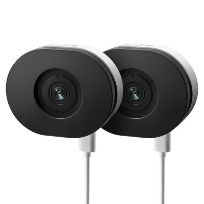 2 PCS 2K WIFI Window Camera, Easy Installation, Portable, Al Enhanced color Night Vision, Anti- Glare & Anti- Reflection With HDR, 7/24 Recording, Motion Detection, One month of free cloud storage