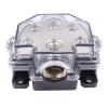 1 in 5 Way Car Power Distributor Block Car Audio Amplifier 0 Gauge in 2/4/8 Gauge Out Power Ground Distributor Blocks Be Applicable(Silver) view 1