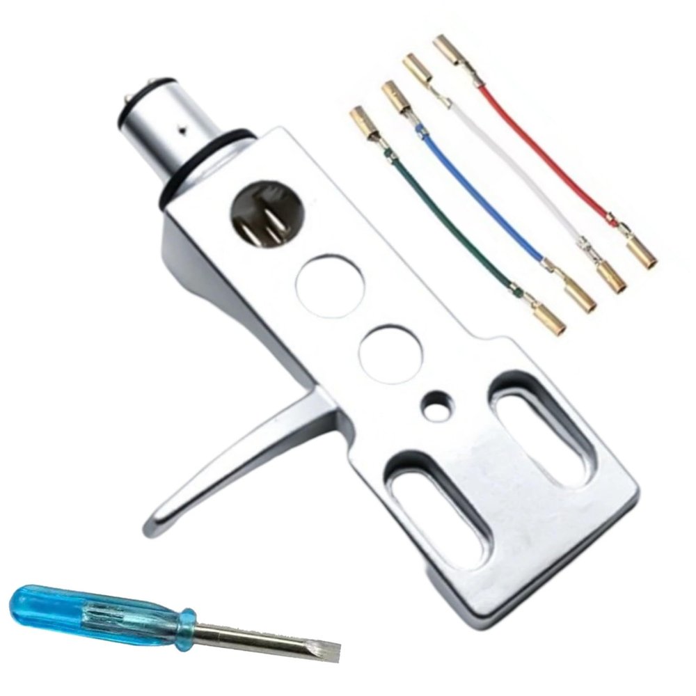 Yunyaobrand 4Pin Turntable Headshell Turntable Cartridge Holder Enhances Auditory and Easy Installation
