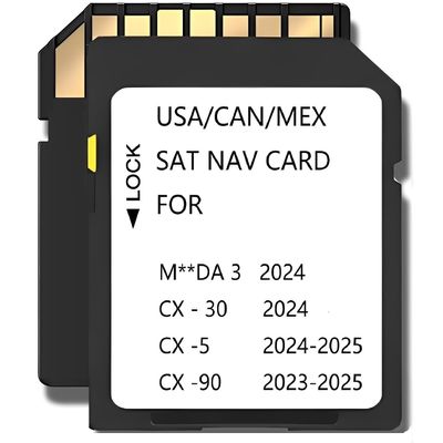 2025 Latest Navigation Memory sd Card Compatible with Maz*da 3(2024), Cx5(2024-2025),Cx30(2024), Cx90(2023-2025),(NAVISD2325)