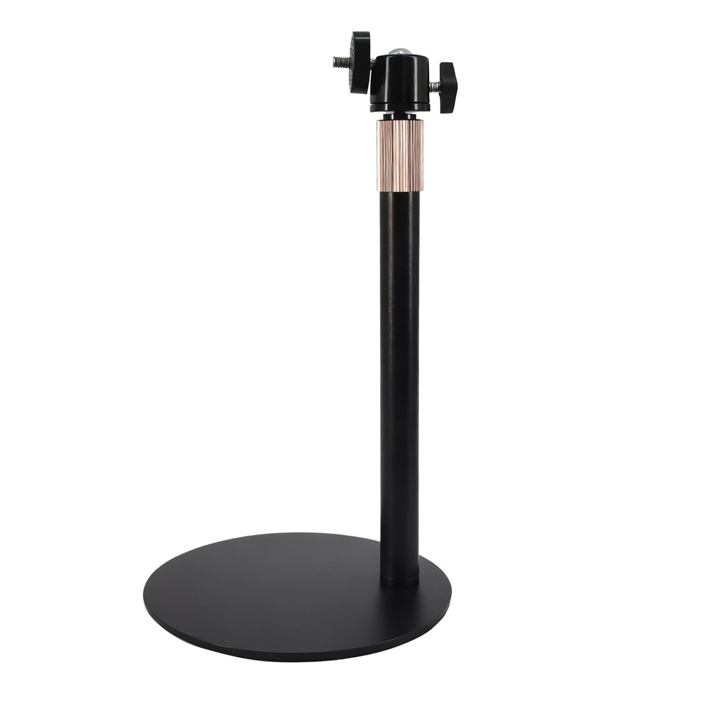 HFZ 3DHologramFan Metal Desktop Stand | Heavy-Duty All-Metal Base and Frame with Non-Slip Pads | Stable Display Holder for 16.9" or Smaller 3D Hologram Fans | Perfect for Retail, Exhibition