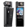 EBTOOLS 4K HD Handheld Camera, 48Mp, 1.69 Inch Touchscreen, 180 Adjustable Lens, Anti Shake, 140 Wide Angle Lens, 1/4 Inch Thread, WiFi Quick Transfer, Handheld Camcorder, IP65 view 1