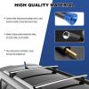 Sun Walker Car Short Antenna, 1.37 Inch Aluminum Alloy Stubby Aerial Antenna with Screws & Gaskets, Mini Carbon Fiber Auto Roof Mounted Aerial Mast for AM FM Stereo Reception (Blue) view 3