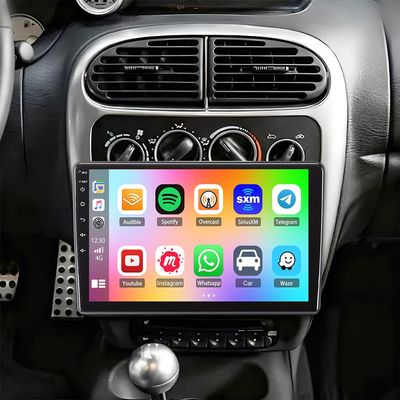 10.1" Double Din Car Stereo Radio for Dodge Neon 2000-2005 Android 14 Touch Screen Head Unit 4+64G Car Stereo with Wireless Carplay Android Auto GPS Bluetooth WiFi FM RDS DSP SWC Backup Camera