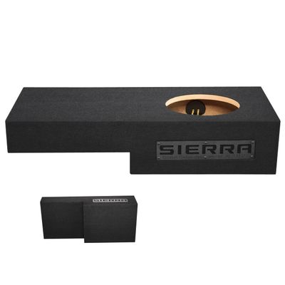 10" Single Sealed sub Box, fits 07-13 Sierra Crew-cab Speaker Box subwoofer Enclosure Stereo car Audio Home Audio