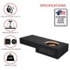 10" Single Sealed sub Box, fits 07-13 Sierra Crew-cab Speaker Box subwoofer Enclosure Stereo car Audio Home Audio view 3