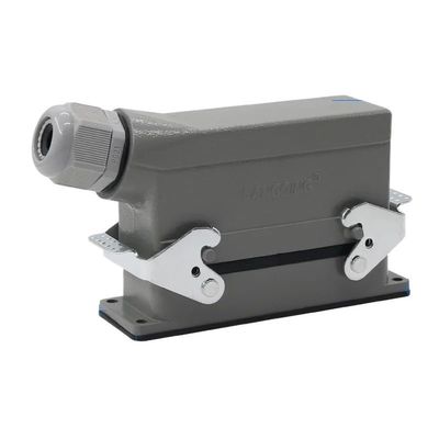 CTGFBUW Rectangular H24B - HE 024-1 Heavy Duty Connectors 24 Pin Line 16 A500v Screw Feet of Aviation Plug On The Side(Lateral line)