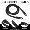 Apojgitn Camera Neck Strap, Neoprene Climbing Rope Vintage Adjustable Shoulder Strap Cameras Shoulder Belt Compatible with Fujifilm x100vi,xt30 ii, x100v,xs10,x-s20,x-s20,x-t1,xt2 (Black) view 3