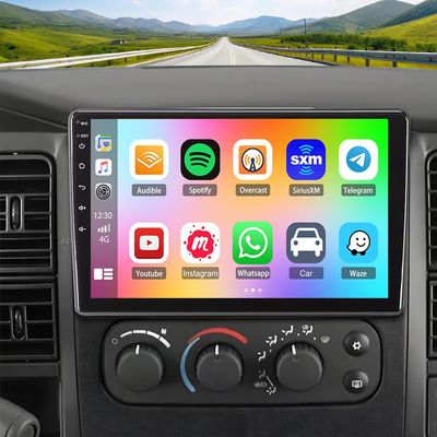10.1" Double Din Car Stereo Radio for Dodge Dakota 2002-2004 Android 14 Touch Screen Head Unit 4+64G Car Stereo with Wireless Carplay Android Auto GPS Bluetooth WiFi FM DSP SWC Backup Camera
