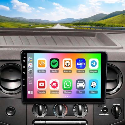 10.1" Double Din Car Stereo Radio for Ford F250 F350 Super Duty 2006-2014 Android 14 Touch Screen Head Unit 4+64G Car Stereo with CarPlay Android Auto GPS Bluetooth WiFi FM DSP SWC Backup Camera