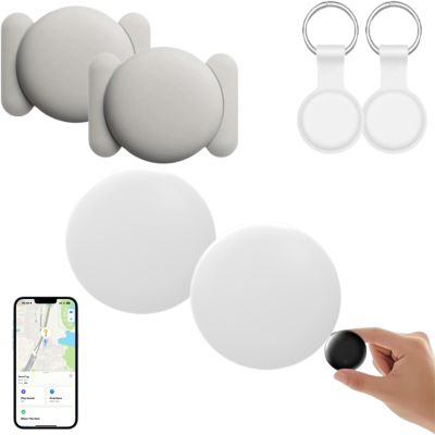 GPS Tracker, Magnetic Mini Gpss Trackers, Real Time Car Locator, for Vehicles, Cars, Trucks (2pcs White)