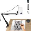 Drawing Projector for Tracing, Portable Art Projector with Stand for Desktop Canvas and Wall, USB/Smartphone Compatible, Remote Control (White 1.95m) view 1