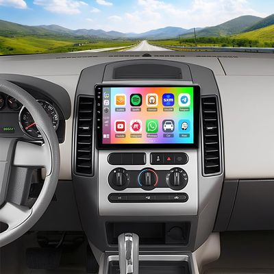 10.1" Double Din Car Stereo Radio for Ford Edge 2007-2010 Android 14 Touch Screen Head Unit 4+64G Car Stereo with Wireless Carplay Android Auto GPS Bluetooth WiFi FM RDS DSP SWC Backup Camera