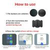 GPS Tracker, Magnetic Mini GPS Trackers, Real Time Car Locator, for Vehicles, Cars, Trucks (2pcs Black) view 2