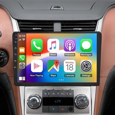 10.1" Double Din Car Stereo Radio for Chevrolet Malibu 2008-2012 Android 14 Touch Screen Head Unit 4+64G Car Stereo with Wireless Carplay Android Auto GPS Bluetooth WiFi FM RDS DSP SWC Backup Camera