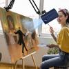 Drawing Projector, Art Projector for Tracing Drawing Painting, Portable Smart Tracing Painting Tool with Remote Control & Stand (White 1.95m) view 4