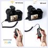 Rechargeable Wireless Camera Remote Control for Canon Rebel T7, R6 Mark II, T6, T5, 850D, R5, R6, R7, R10, R50 V, R100, R3, R5 C,R6 Mark II, R8R5 Mark II, R1,Upgrade Hanpusen Shutter Release view 4
