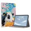 Case for 6.8" Kindle Paperwhite (11th Gen,2021),PU Leather Folio Cover with Multi-Angle Stand,Auto Sleep/Wake for Kindle Paperwhite 6.8 Inch,Cow in Blossom Field view 1