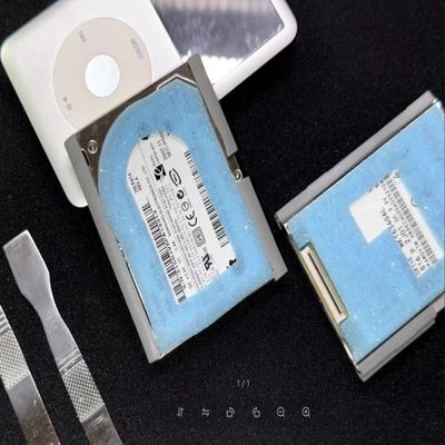 1.8-inch ZIF Hard Drive, Storage Capacity, Compatible with iPod Classic 6th and 7th Generation (80, GB)