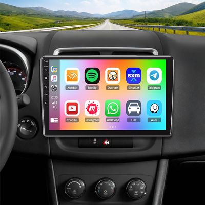 10.1" Double Din Car Stereo Radio for Dodge Avenger 2011-2014 Android 14 Touch Screen Head Unit 4+64G Car Stereo with Wireless Carplay Android Auto GPS Bluetooth WiFi FM RDS DSP SWC Backup Camera