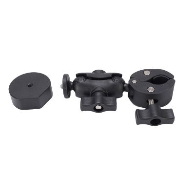 Buachois Adjustable Pipe Mounting Kit, V4 Universal Pole Clamp Bracket with Aluminum Alloy Construction for Car RV Ladder Boat Yacht Satellite Dish Mounting System, Compact Clamp M