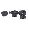 Buachois Adjustable Pipe Mounting Kit, V4 Universal Pole Clamp Bracket with Aluminum Alloy Construction for Car RV Ladder Boat Yacht Satellite Dish Mounting System, Compact Clamp M view 1