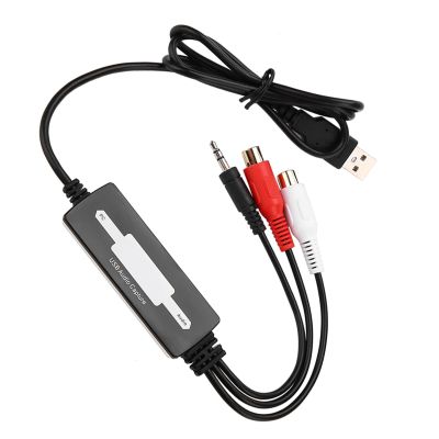 CHICIRIS Compact USB Audio Adapter Converts Turntables Cassettes to MP3 for Music Lovers