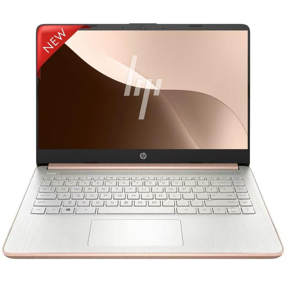 HP 16GB RAM Slim & Powerful Laptop  1-Year Free Microsoft 365, Fast Intel Core, 1.1TB Storage (64GB SSD with 64GB External and 1TB Cloud Storage) - Win 11 w/o Earbuds (Rose Gold)