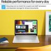 HP 16GB RAM Slim & Powerful Laptop  1-Year Free Microsoft 365, Fast Intel Core, 1.1TB Storage (64GB SSD with 64GB External and 1TB Cloud Storage) - Win 11 w/o Earbuds (Rose Gold) view 4