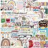 50pcs Special Education Stickers,Vinyl Waterproof Water Bottles Laptop Scrapbooking Notebooks Cars Bumpers Bikes Guitar Phone Travel Snowboard for Kids Teens(Special Education) view 1