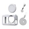 Compatible for DJI  All-Round Silicone Protective Case, Anti-Scratch Dustproof Cover for Action 5 Pro Sport Camera(Gray Case) view 1