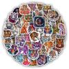 100 PCS Tiger Stickers for Kids Teens Adults, Cute Jungle Animal Sticker Pack, Waterproof Stickers for Laptop, Water Bottle, Scrapbook, Gifts, Party Favors and Decor view 1