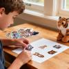 100 PCS Tiger Stickers for Kids Teens Adults, Cute Jungle Animal Sticker Pack, Waterproof Stickers for Laptop, Water Bottle, Scrapbook, Gifts, Party Favors and Decor view 3