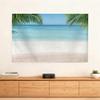 AMOPEIR Summer Beach Background TV Dust Cover for Desktop & Hanging LCD LED Decoration Living Room,42", Design27 view 1