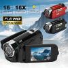270 Flip Screen Camera: 16x Zoom, 1080P, 2.7" Display, HD Wide-Angle. Outdoor Shooting, Phone Sync, 2-in-1, Easy Use (a Small Black Camera) view 3